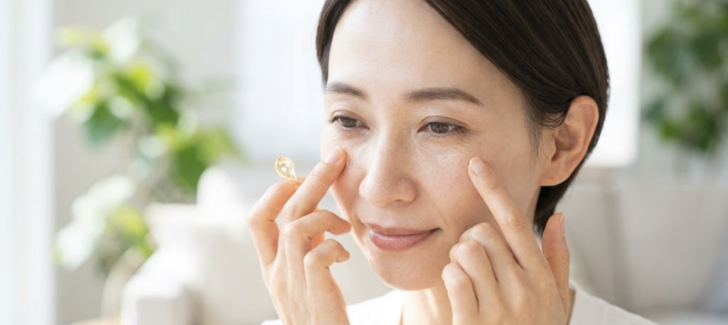 目の下のたるみやシワに使える？